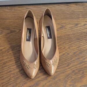 Jordache Women's Brown Embellished Heels